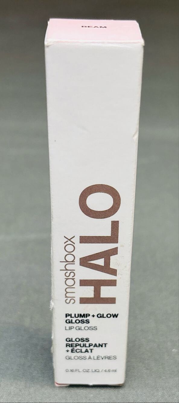 Smashbox Halo Plump + Glow Lip Gloss Beam 4.6ml New in Box